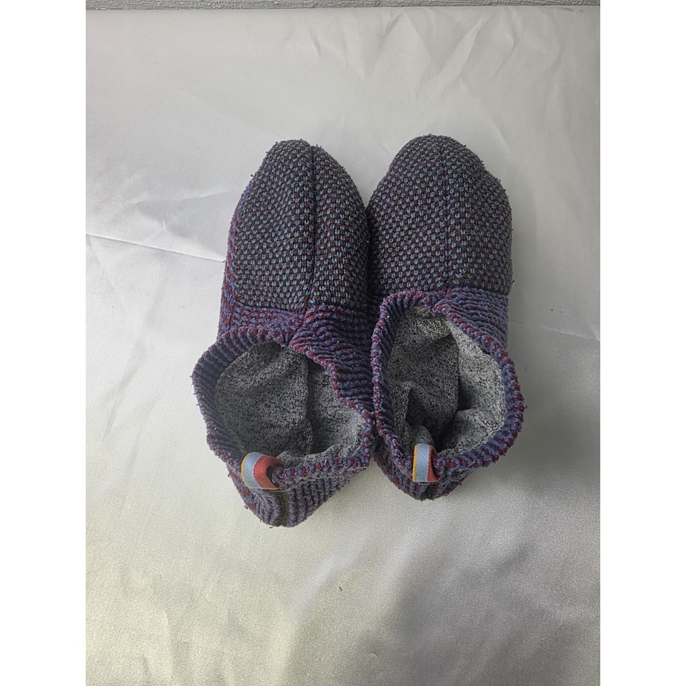 Bombas Gripper Slippers Purple And Gray Geometric Size‎ Large Women's 11-13